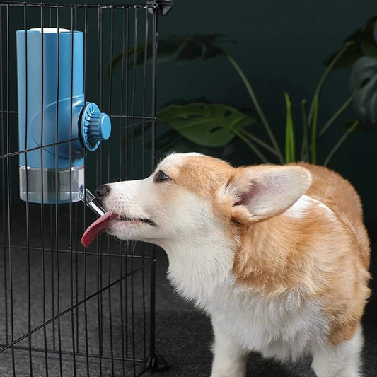 Hanging Pet Water Feeder Cup with Drinker Ball.√√