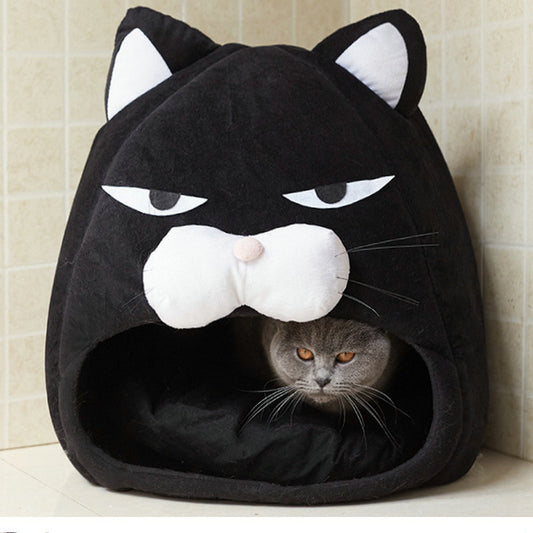 Cozy Cat Bed & Litter Mat – Your Kitty’s Favorite Spot.