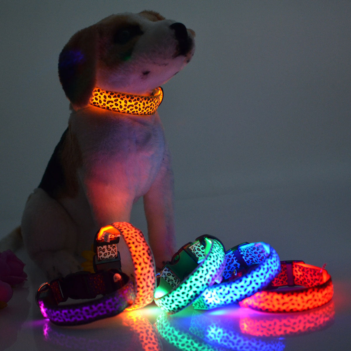 GlowPaw™ Rechargeable LED Dog Band – Light Up Every Walk..
