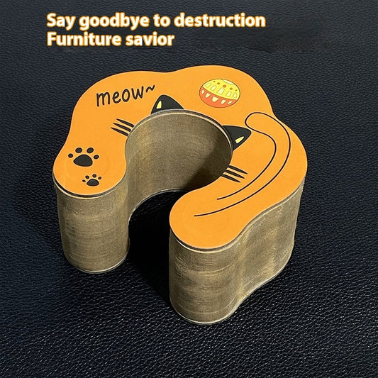 Foldable Magnetic Cat Scratch Board with Fun Ball.√√