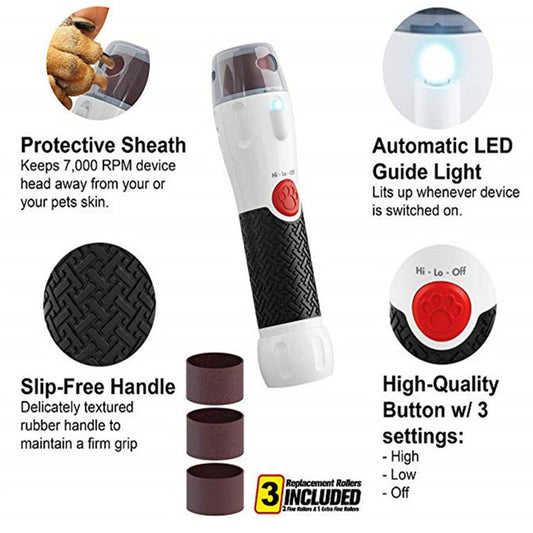 Pet Nail Polisher – Gentle Care for Happy Paws√√