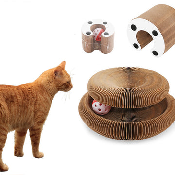 ✨ Magic Organ Cat Scratch Board Toy – Fun, Foldable & Furniture-Saving√√
