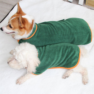 Comfy Microfiber Pet Bathrobe.√√